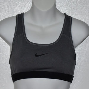 Nike Dri-Fit Victory Racerback Sports Bra Gray Sm